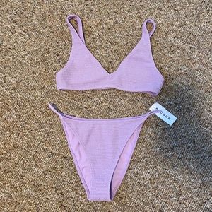 Pacsun, purple scrunch bikini